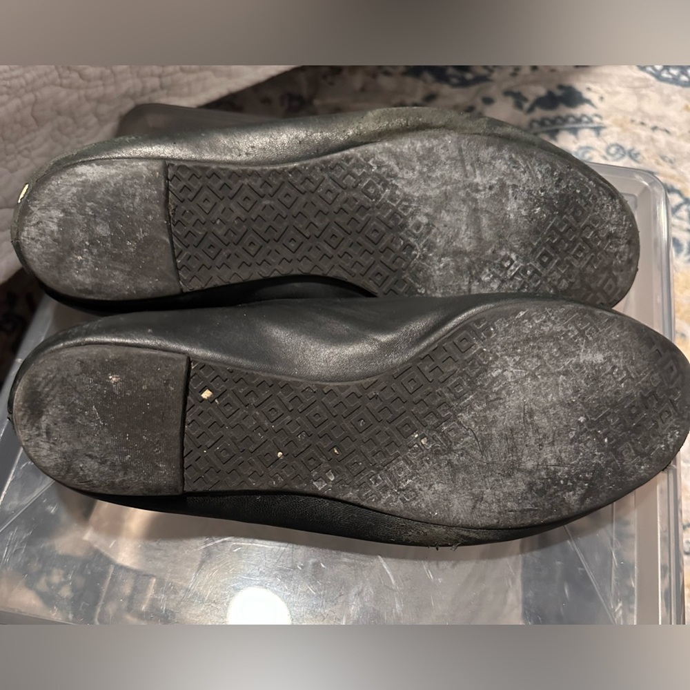 Tory Burch Lowell 2 Ballet Flat Mestico in Black size 9 - Picture 3 of 3